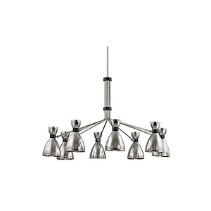 Solaris 8-Light Chandelier - 50 Inches Wide by 29.5 Inches High