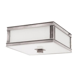 Preston - Two Light Flush Mount - 13 Inches Wide by 6 Inches High
