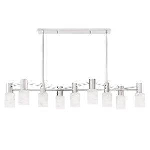 Centerport - Nine Light Linear in Modern Style - 47.5 Inches Wide by 11 Inches High