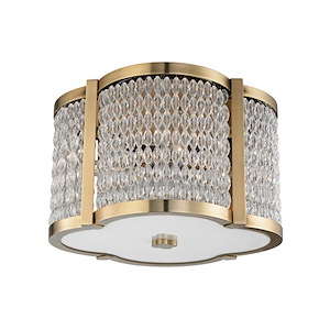 Ballston - Four Light Flush Mount - 16 Inches Wide by 9.5 Inches High