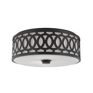 Genesee - Three Light Large Flush Mount - 17 Inches Wide by 7 Inches High - 522929