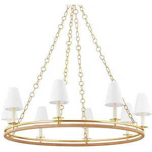 Swanton - 8 Light Chandelier-11.5 Inches Tall and 43 Inches Wide