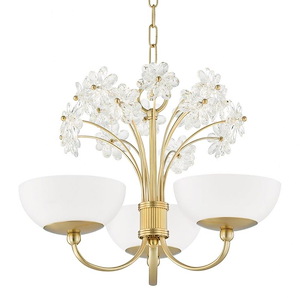 Beaumont - Three Light Chandelier in Whimsical Style - 19.5 Inches Wide by 14.5 Inches High - 921620