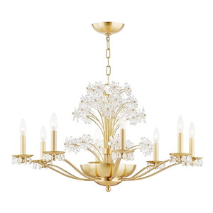 Beaumont - 10 Light Chandelier in Whimsical Style - 37.5 Inches Wide by 19.25 Inches High