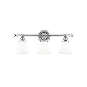Weston 3 Light Bath Vanity - 25 Inches Wide by 10 Inches High - 92163