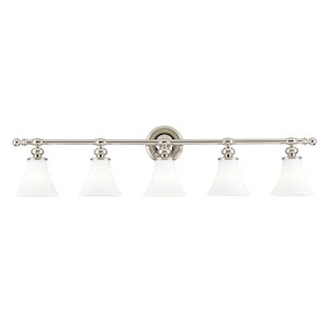 Weston 5 Light Bath Vanity - 42.75 Inches Wide by 10 Inches High