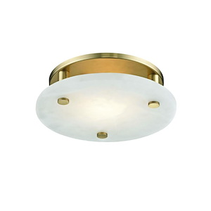 Croton LED 12 InchW Flush Mount - 12.25 Inches Wide by 3.25 Inches High