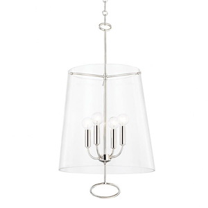 James - 4 Light Pendant-27.75 Inches Tall and 15 Inches Wide