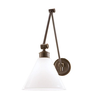 Exeter Collection - One Light Swing Arm Wall Lamp