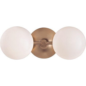 Fleming 2-Light LED Bath Bracket - 13 Inches Wide by 5 Inches High