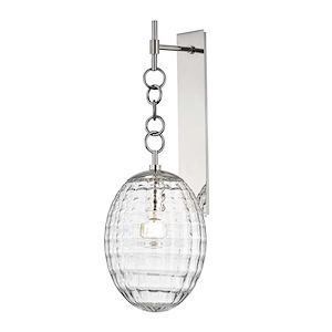 Venice One Light Wall Sconce - 8.5 Inches Wide by 24 Inches High