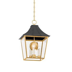 Staatsburg - 3 Light Lantern-19.75 Inches Tall and 13.5 Inches Wide - 1315415