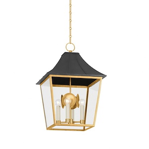 Staatsburg - 4 Light Lantern-24.75 Inches Tall and 17 Inches Wide