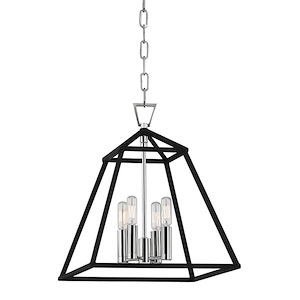 Webster - Four Light Pendant - 14 Inches Wide by 16.5 Inches High - 92222