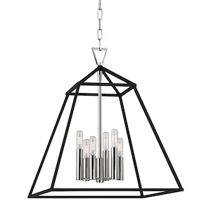 Webster - Six Light Pendant - 19 Inches Wide by 22.5 Inches High