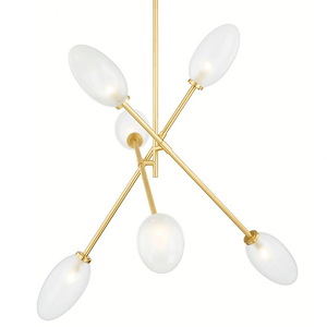Alberton - 6 Light Chandelier-32.5 Inches Tall and 52.5 Inches Wide - 1271167