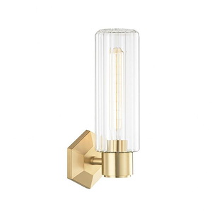 Roebling - One Light Wall Sconce in Contemporary Style - 4.75 Inches Wide by 14.75 Inches High - 921625