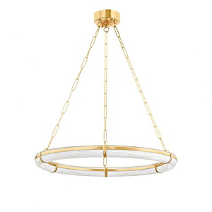 Sennett - 48W 1 LED Chandelier In Modern Style-2.75 Inches Tall and 30.5 Inches Wide - 1315417
