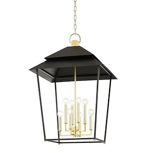 Natick - 8 Light Pendant-36 Inches Tall and 24 Inches Wide