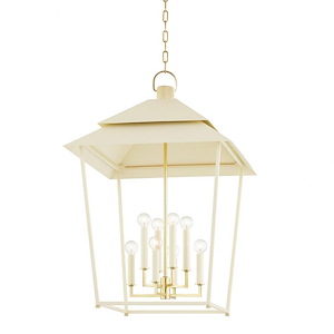 Natick - 8 Light Pendant-36 Inches Tall and 24 Inches Wide