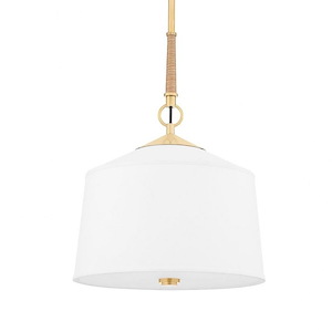 White Plains - 1 Light Pendant-19.25 Inches Tall and 14 Inches Wide - 1099707