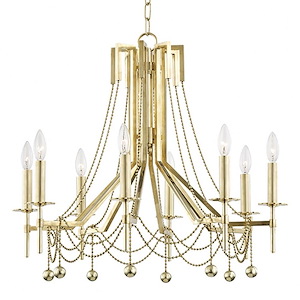 Zariah 8-Light Chandelier - 27.5 Inches Wide by 25 Inches High - 750283
