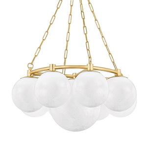 Thornwood - 9 Light Chandelier-14.75 Inches Tall and 29.25 Inches Wide
