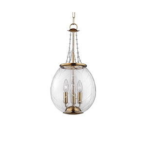 Pierce - Three Light Pendant - 10.5 Inches Wide by 22 Inches High