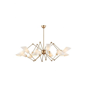 Buckingham 12-Light Chandelier - 54 Inches Wide by 18.75 Inches High - 749974