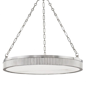 Lynden - 30 Inch 48W 8 LED Chandelier in Modern/Transitional Style - 30 Inches Wide by 4.25 Inches High - 1032577