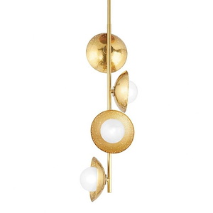 Glimmer - 16W 4 LED Pendant-33.5 Inches Tall and 8 Inches Wide