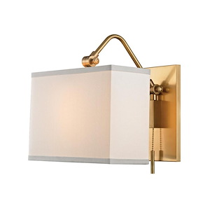 Leyden - One Light Wall Sconce - 9 Inches Wide by 13.5 Inches High