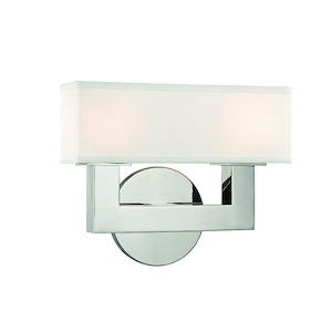 Clarke 2-Light LED Wall Sconce - 10 Inches Wide by 8.25 Inches High - 1214927