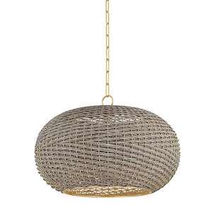 Penarth - 1 Light Pendant-16.5 Inch Tall and 24 Inch Wide