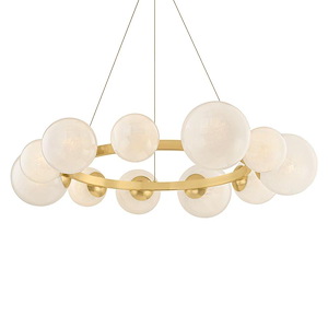 Pacama - 11 Light Chandelier-7.75 Inch Tall and 40.25 Inch Wide - 1387464