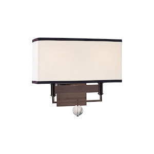 Gresham Park - Two Light Wall Sconce - 13 Inches Wide by 11.75 Inches High