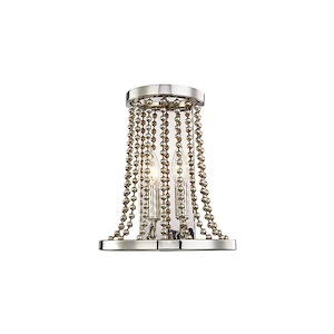 Spool 2-Light Wall Sconce - 10.75 Inches Wide by 12.5 Inches High