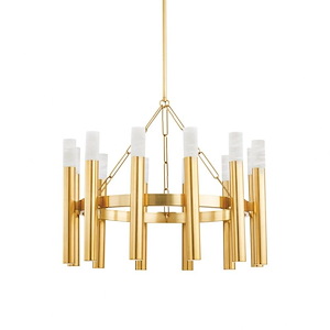 Pali - 12 Light Chandelier In Modern Style-23 Inches Tall and 28.25 Inches Wide - 1315427