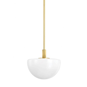 Lethbridge - 1 Light Pendant-9.75 Inches Tall and 11 Inches Wide