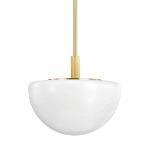 Lethbridge - 1 Light Pendant-22 Inches Tall and 19 Inches Wide - 1271371