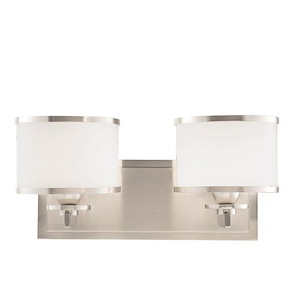 Basking Ridge 2 Light Bath Vanity - 14.25 Inches Wide by 6.5 Inches High