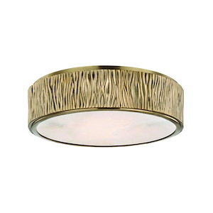 Crispin LED 13 InchW Flush Mount - 13 Inches Wide by 3.75 Inches High