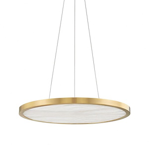 Eastport - 24 Inch 30W 1 LED Pendant in Contemporary/Modern Style - 24 Inches Wide by 1.25 Inches High