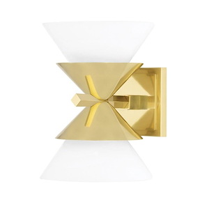 Stillwell - 2 Light Wall Sconce in Modern Style - 7.5 Inches Wide by 11 Inches High