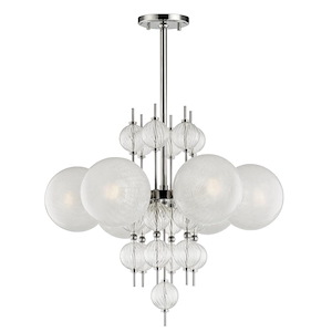 Calypso 6-Light Chandelier - 27.25 Inches Wide by 28 Inches High - 749980