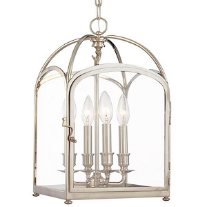 Oxford - Four Light Pendant - 10 Inches Wide by 17.75 Inches High