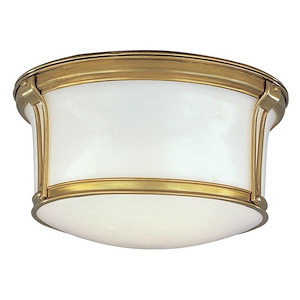 Newport Collection - Two Light Flush Mount - 92380