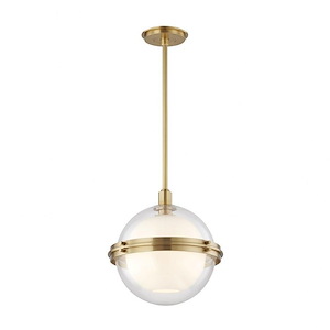 Northport - 15.5 Inch One Light Pendant in Contemporary Style - 14 Inches Wide by 15.5 Inches High