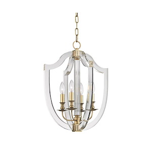 Arietta - Four Light Pendant - 16.5 Inches Wide by 22 Inches High