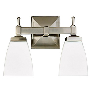 Kent 2 Light Bath Vanity - 12 Inches Wide by 9 Inches High - 92383